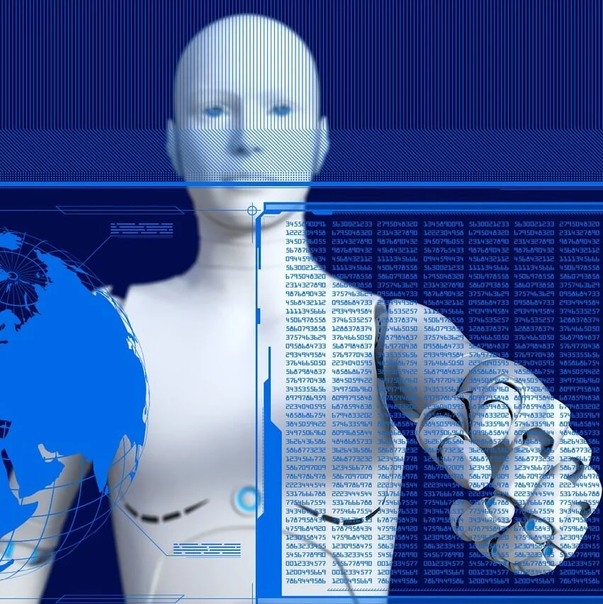 robot, cyborg, futuristic