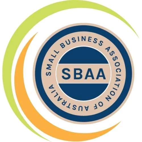 Small Business Association of Australia (SBAA) logo symbolising advocacy and unity for Australian small businesses.